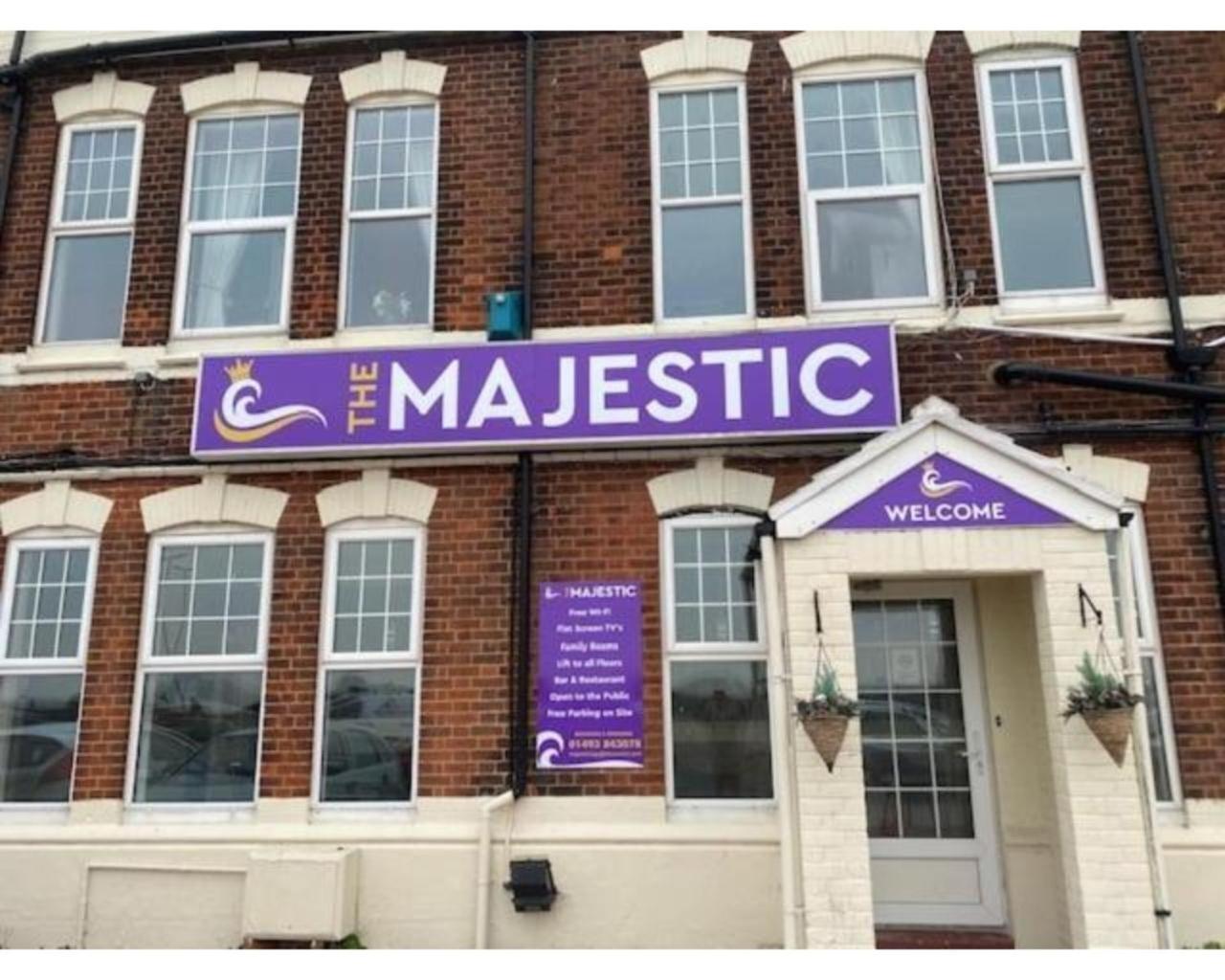 The Majestic Bed and Breakfast Great Yarmouth Exterior foto