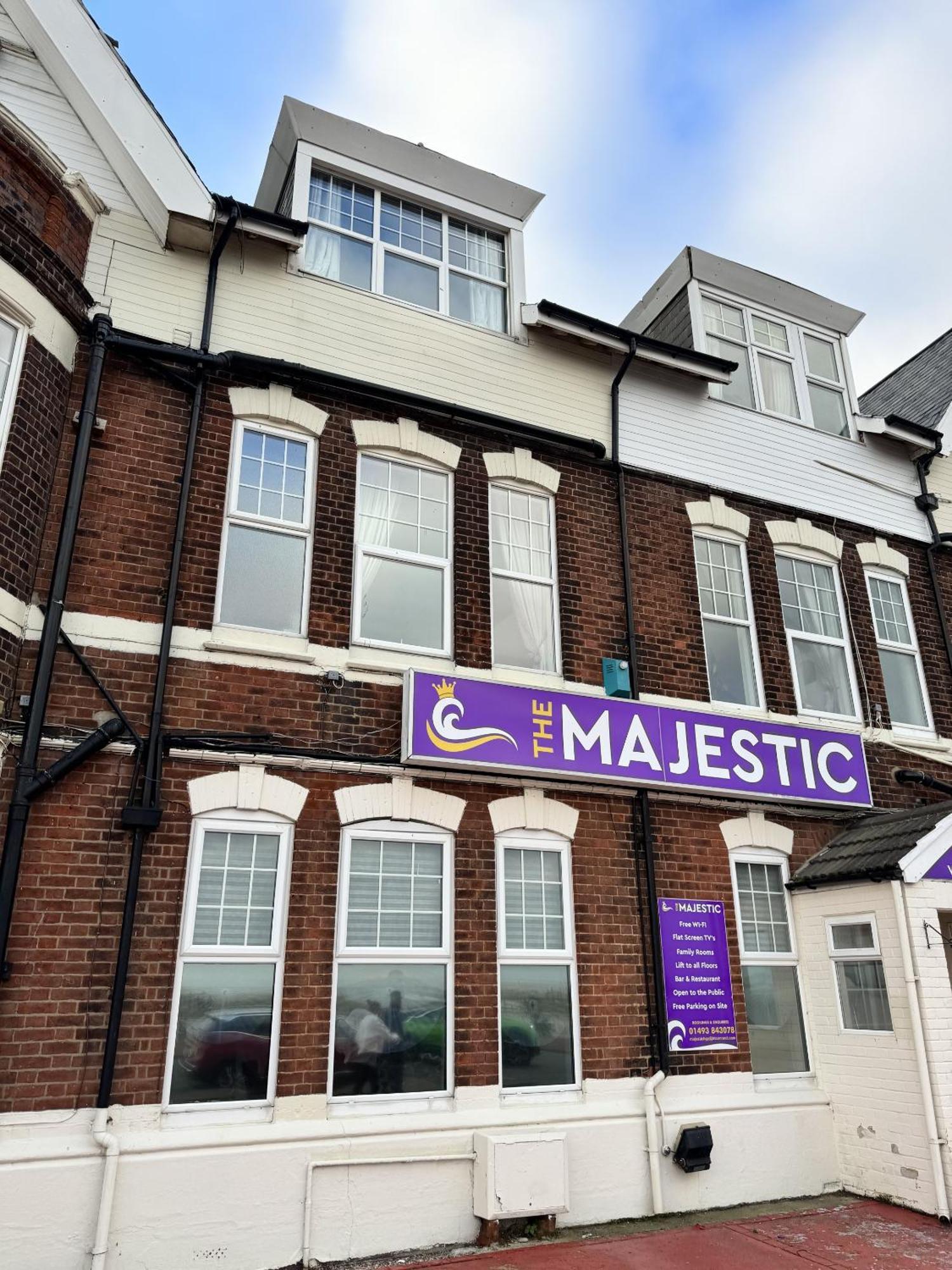 The Majestic Bed and Breakfast Great Yarmouth Exterior foto
